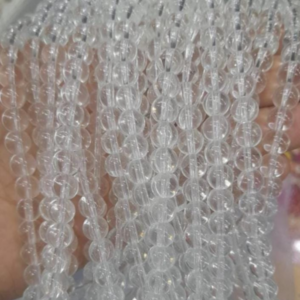 GLASS TRANSPARENT BEADS
