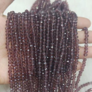 GLASS CRYSTAL PURPLE/VIOLET BEADS