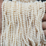 GLASS CRYSTAL OPECK LIGHT PEACH BEADS