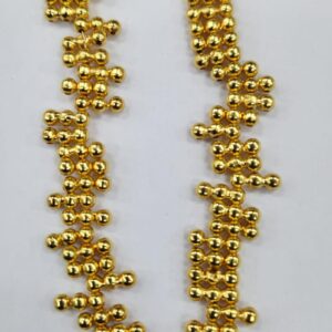 3MM BALL 3 HOLE BRASS BEADS