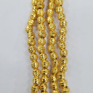 6MM RING BALL BRASS BEADS