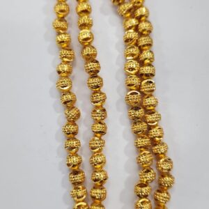 6MM ROUND HALF DOT BALL BRASS BEADS