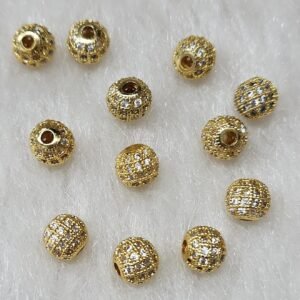 8MM AD BALL GOLDEN(12PIECES)