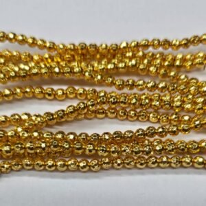 4MM CHANDLA BALL GOLDEN(ANTI-TARNISH)