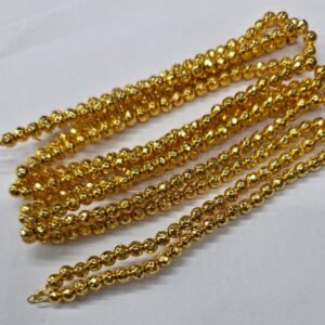 5MM CHANDLA BALL GOLDEN(ANTI-TARNISH)