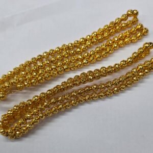 6MM CHANDLA BALL GOLDEN(ANTI-TARNISH)